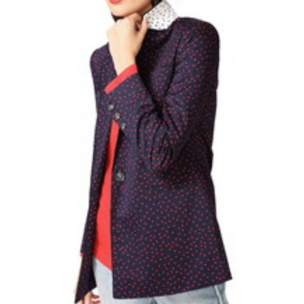 NWT Court & Rowe Polka Dot Blazer